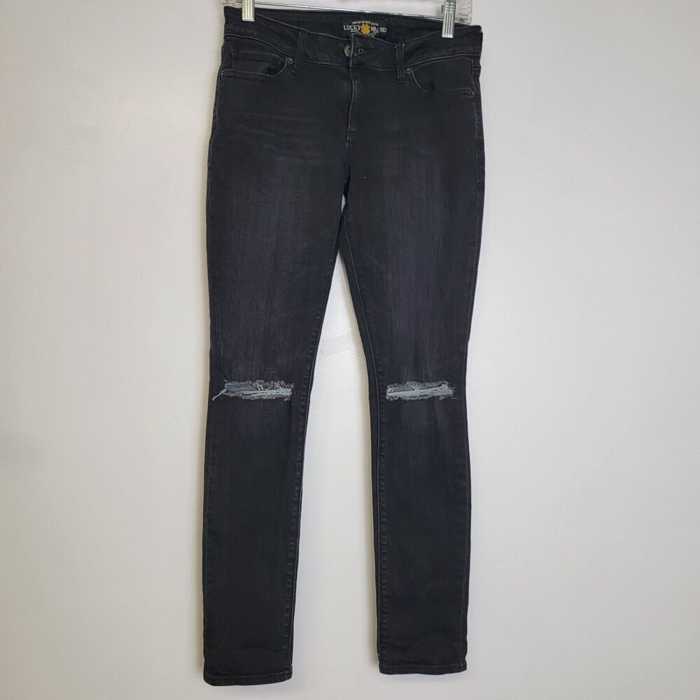 Lucky Brand Women’s Lolita Skinny Black Denim Jeans Size 2/26 Stretch